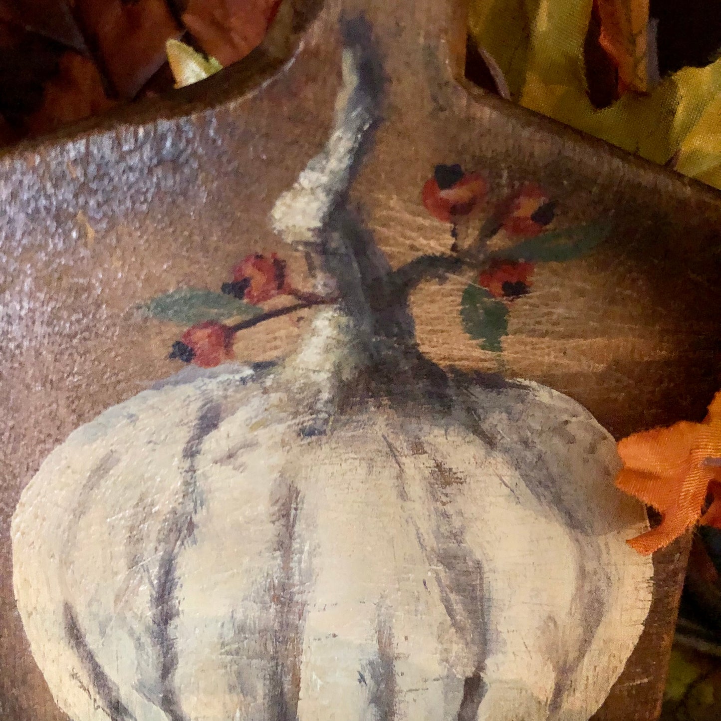 Ann Sweeney Butter Paddle - White Pumpkin