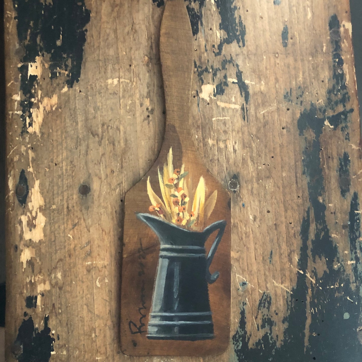 Ann Sweeney Butter Paddle - Black Pitcher