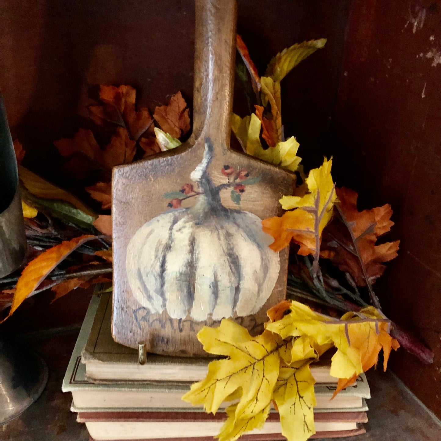 Ann Sweeney Butter Paddle - White Pumpkin