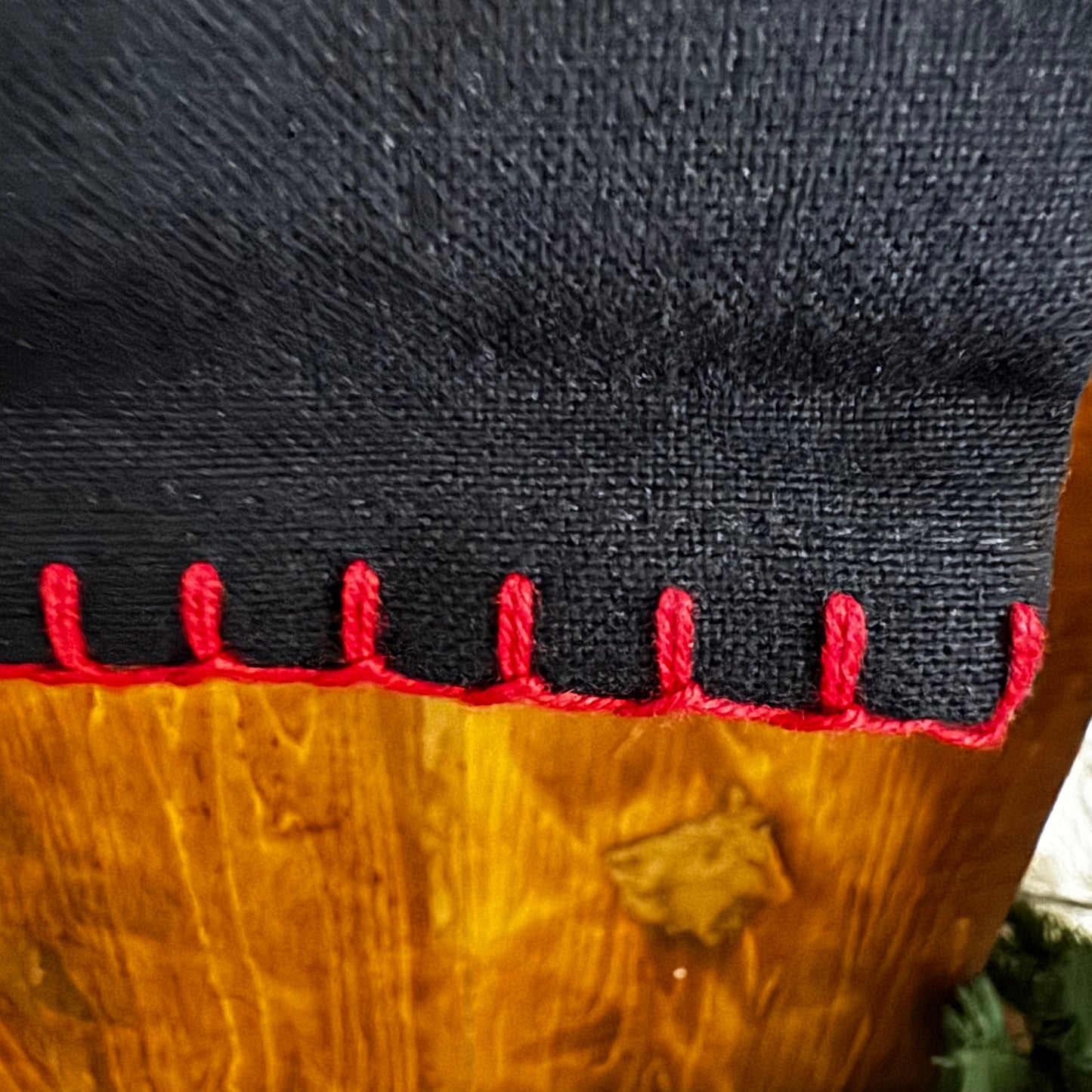 Candle Mat - Candy Canes