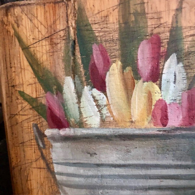 Ann Sweeney Bread Board - Tulip Pail