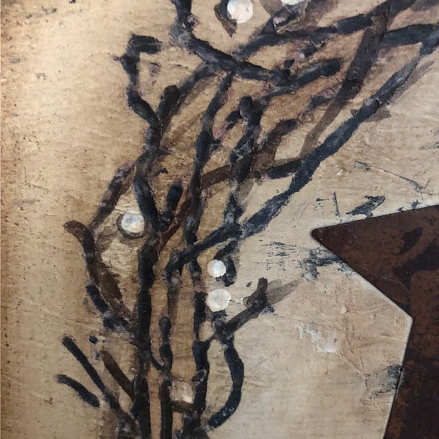 Ann Sweeney Bread Board - Grapevine Star