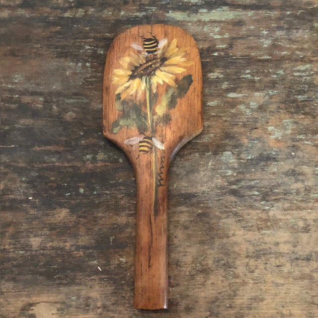 Ann Sweeney Butter Paddle - Sunflower Bees