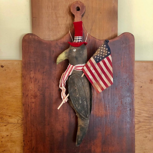 Olde Time Santas - Patriotic Crow