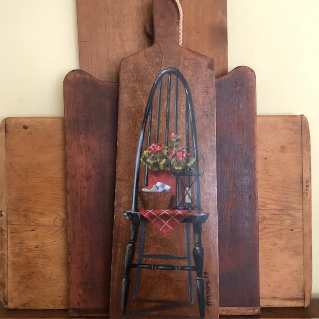 Ann Sweeney Bread Board - Geranium Chair