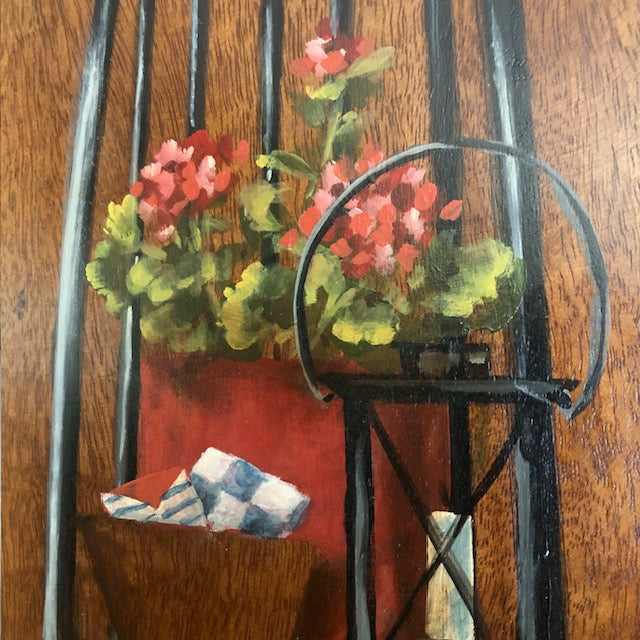 Ann Sweeney Bread Board - Geranium Chair