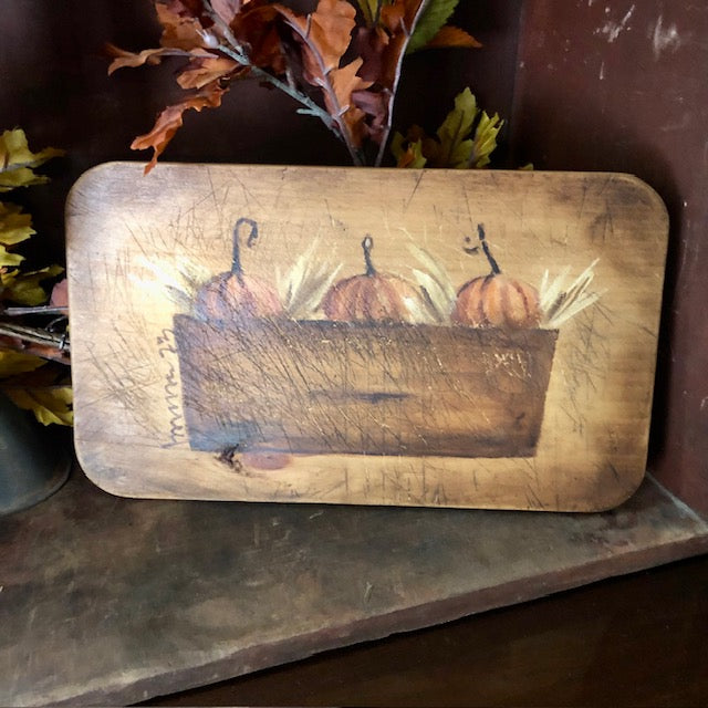 Ann Sweeney Bread Board - Pumpkin Trio