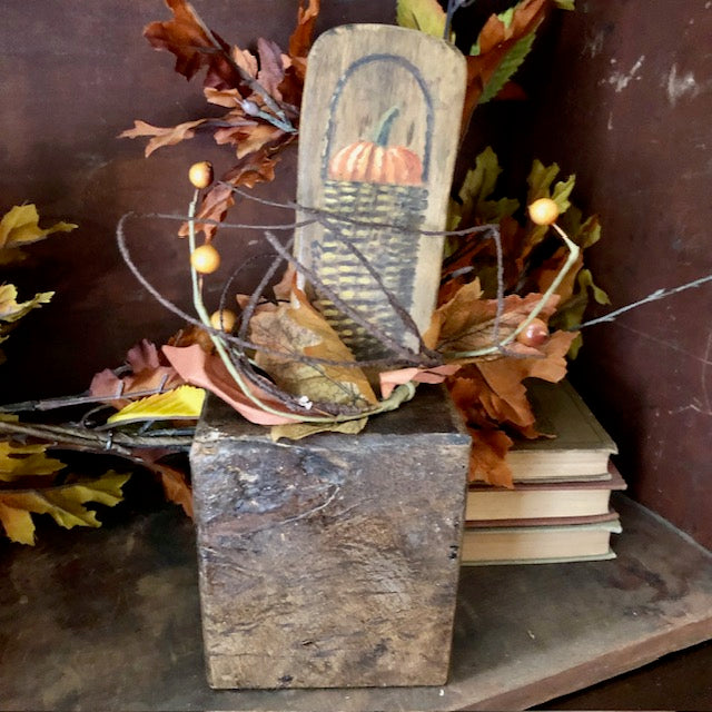 Ann Sweeney Butter Paddle - Pumpkin Basket