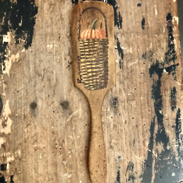 Ann Sweeney Butter Paddle - Pumpkin Basket