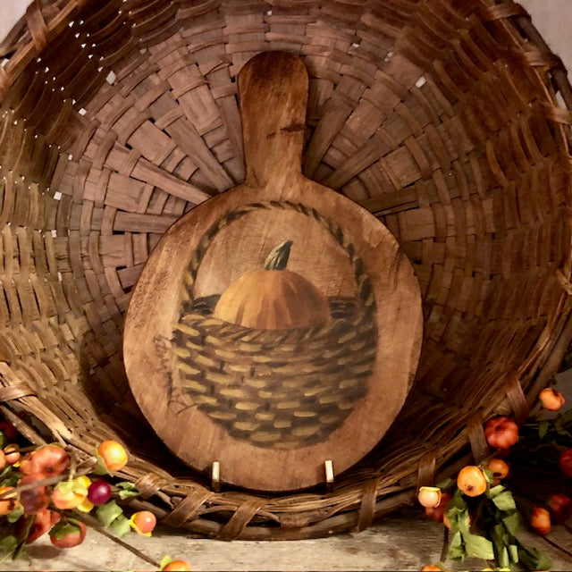 Ann Sweeney Bread Board - Pumpkin Basket