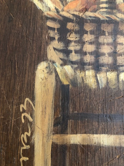 Ann Sweeney Bread Board - Mustard Chair