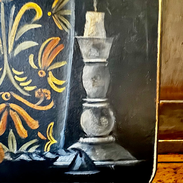 Ann Sweeney Bread Board - Tole Painted Tin