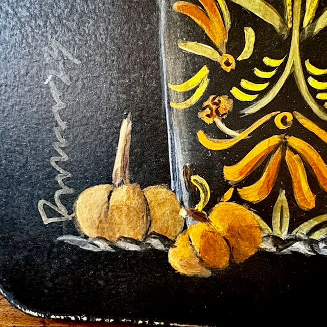 Ann Sweeney Bread Board - Tole Painted Tin