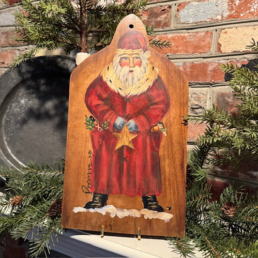 Ann Sweeney Bread Board - Star Santa