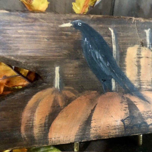 Ann Sweeney Rope Winder - Pumpkin Crow