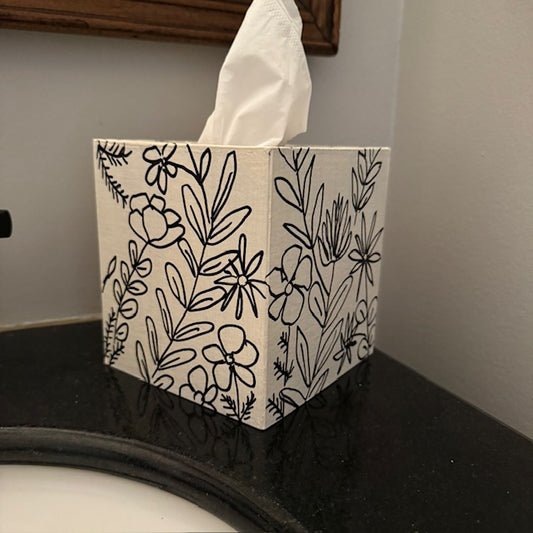 Tissue Box - Floral