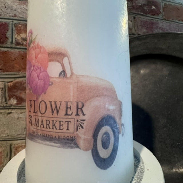 Candle Sleeve - Flower Market