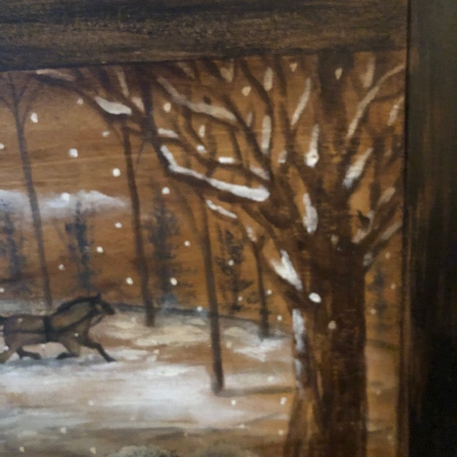 Ann Sweeney Bread Board - Winter Sleigh