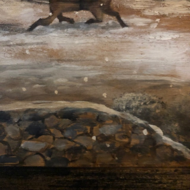 Ann Sweeney Bread Board - Winter Sleigh