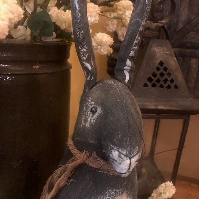 Nature's Nest - Painted Canvas Bunny