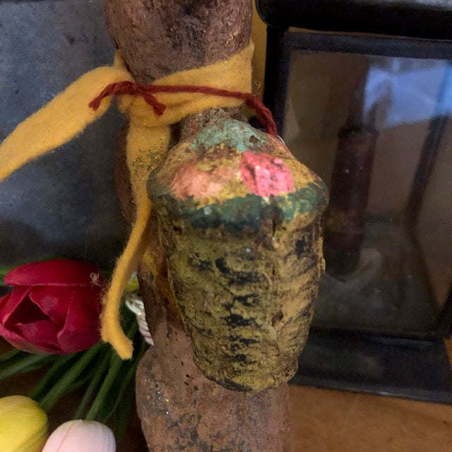 Krisnick - Chalkware Basket Bunny