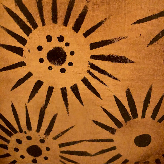 Tissue Box - Sunflower Burst Mustard