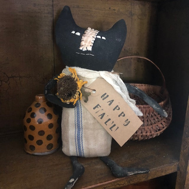 Buttermilk Cottage - Grain Sack Cat