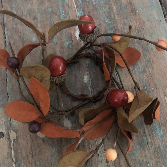 Candle Pan - Wire Pumpkin with Candle Ring