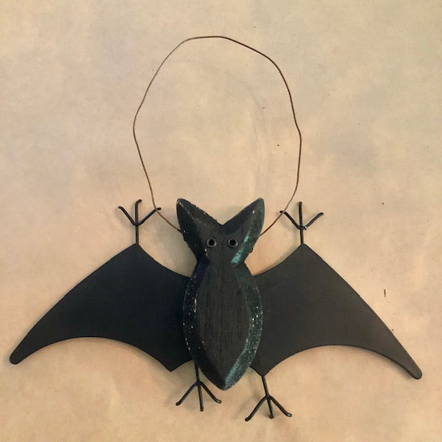 Ornament - Tin Bat