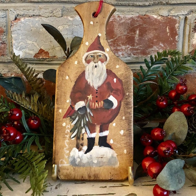 Ann Sweeney Bread Board - Santa Tree