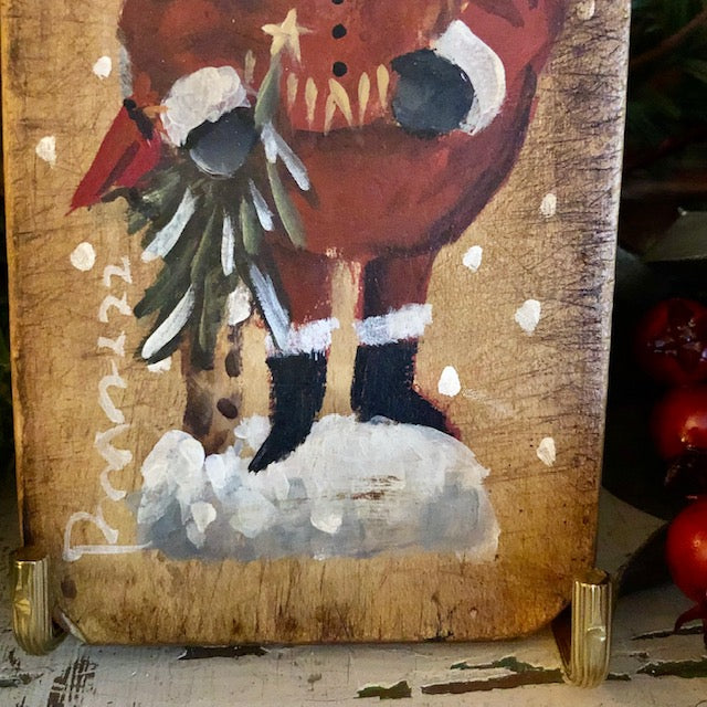 Ann Sweeney Bread Board - Santa Tree