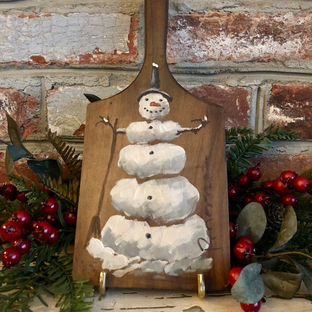 Ann Sweeney Paddle - Snowman