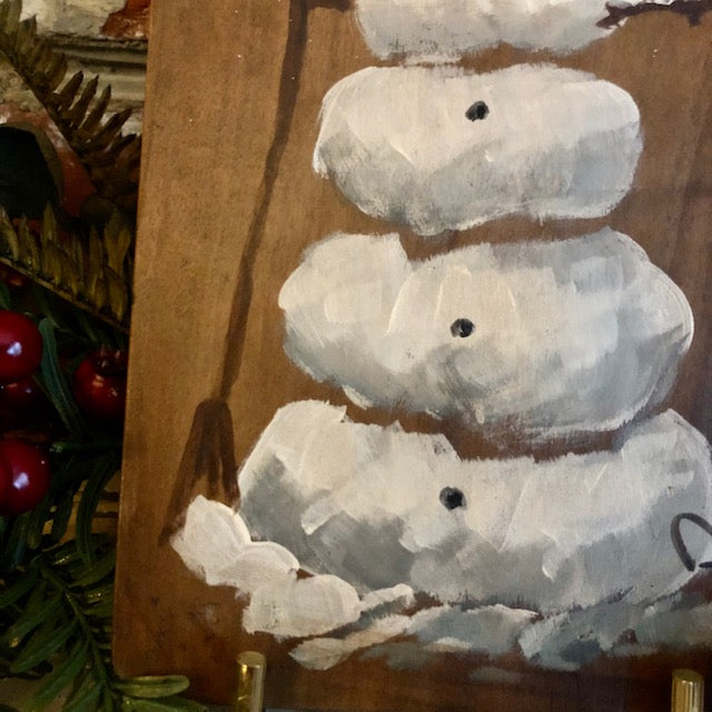 Ann Sweeney Paddle - Snowman