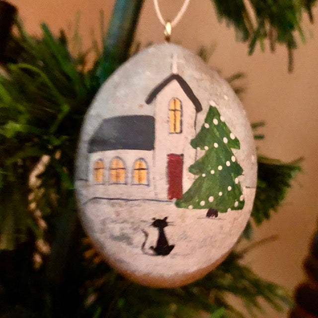 The Mule Barn - Holiday Gourd Ornaments