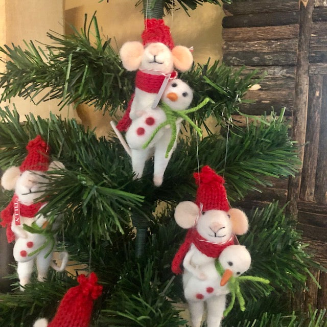 Ornament - Snowman Mouse