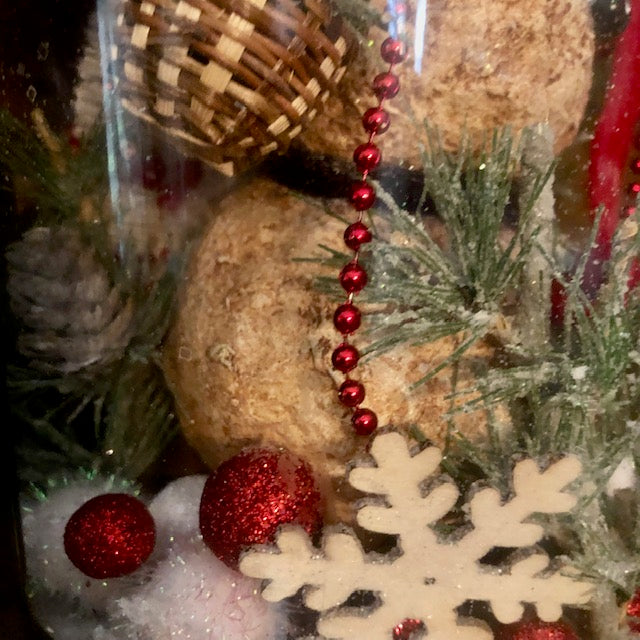 Krisnick -Apothecary Jar Snowman