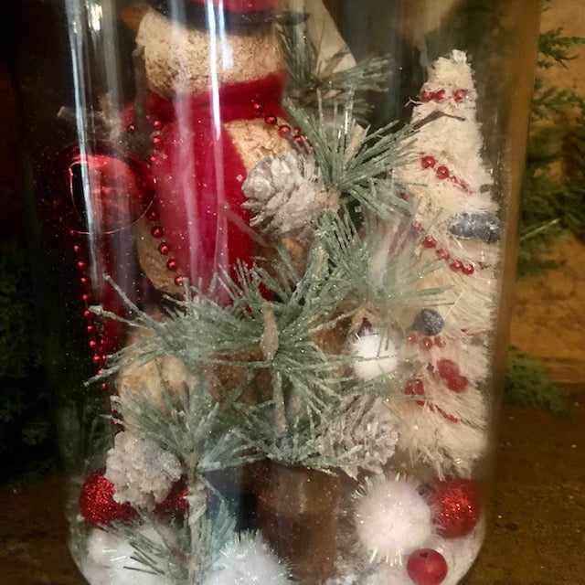 Krisnick -Apothecary Jar Snowman