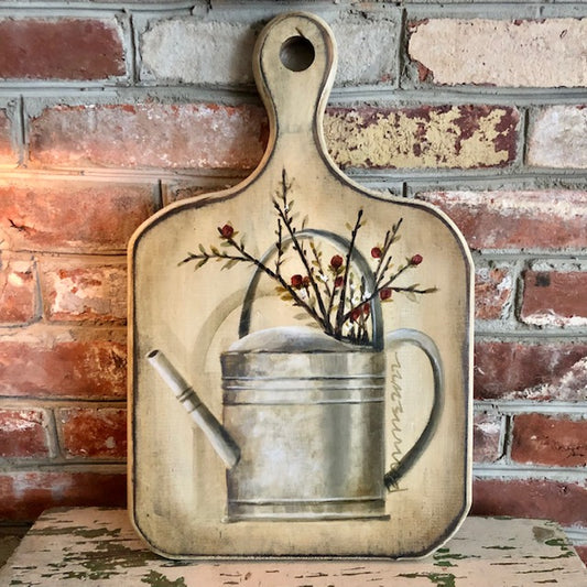 Ann Sweeney Bread Board - Watering Can
