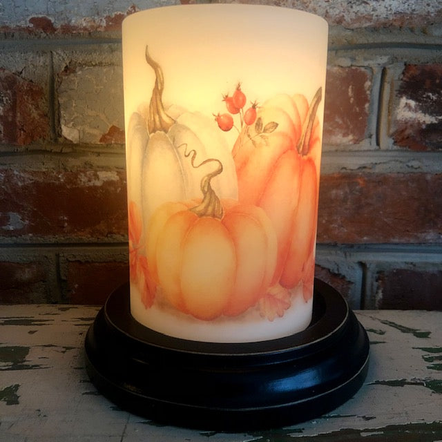 Candle Sleeve - Harvest Pumpkins