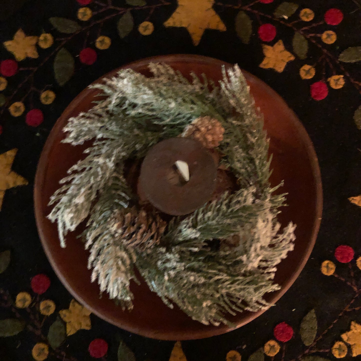 Candle Ring - Pine & Cone
