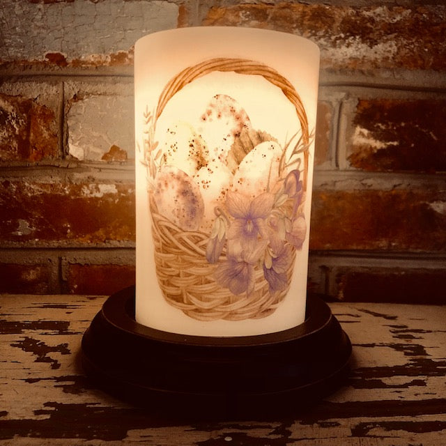 Candle Sleeve - Egg Basket