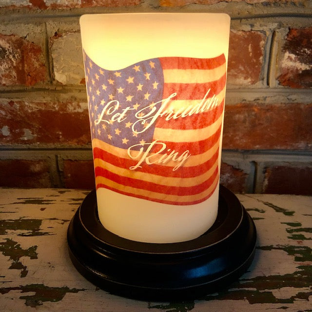 Candle Sleeve - Let Freedom Ring