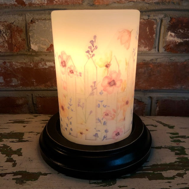 Candle Sleeve - Flower Garden