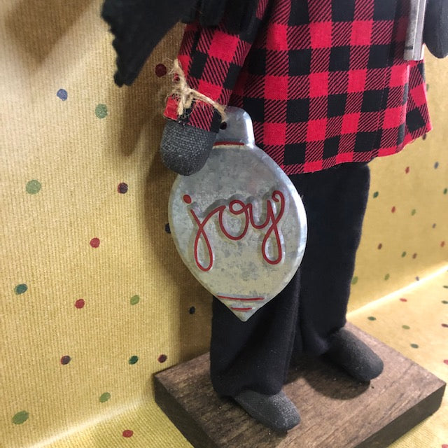 Snowman - Red Plaid Jacket