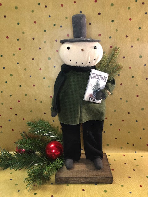 Snowman - Green Jacket