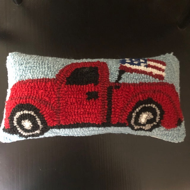 Pillow - Red Truck (6x12)