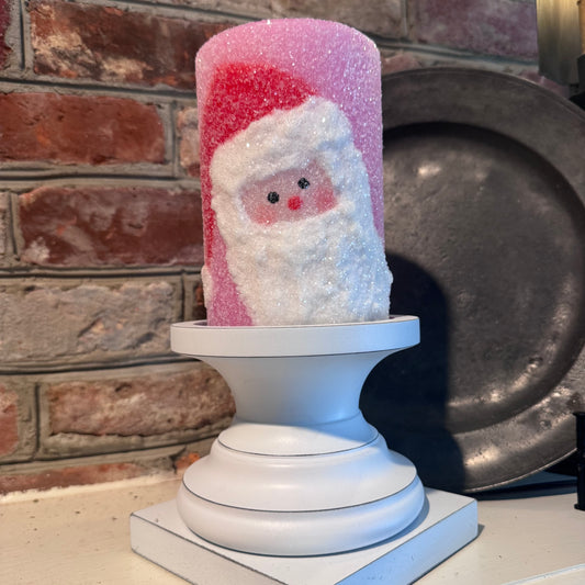 Candle Sleeve - Funky Santa