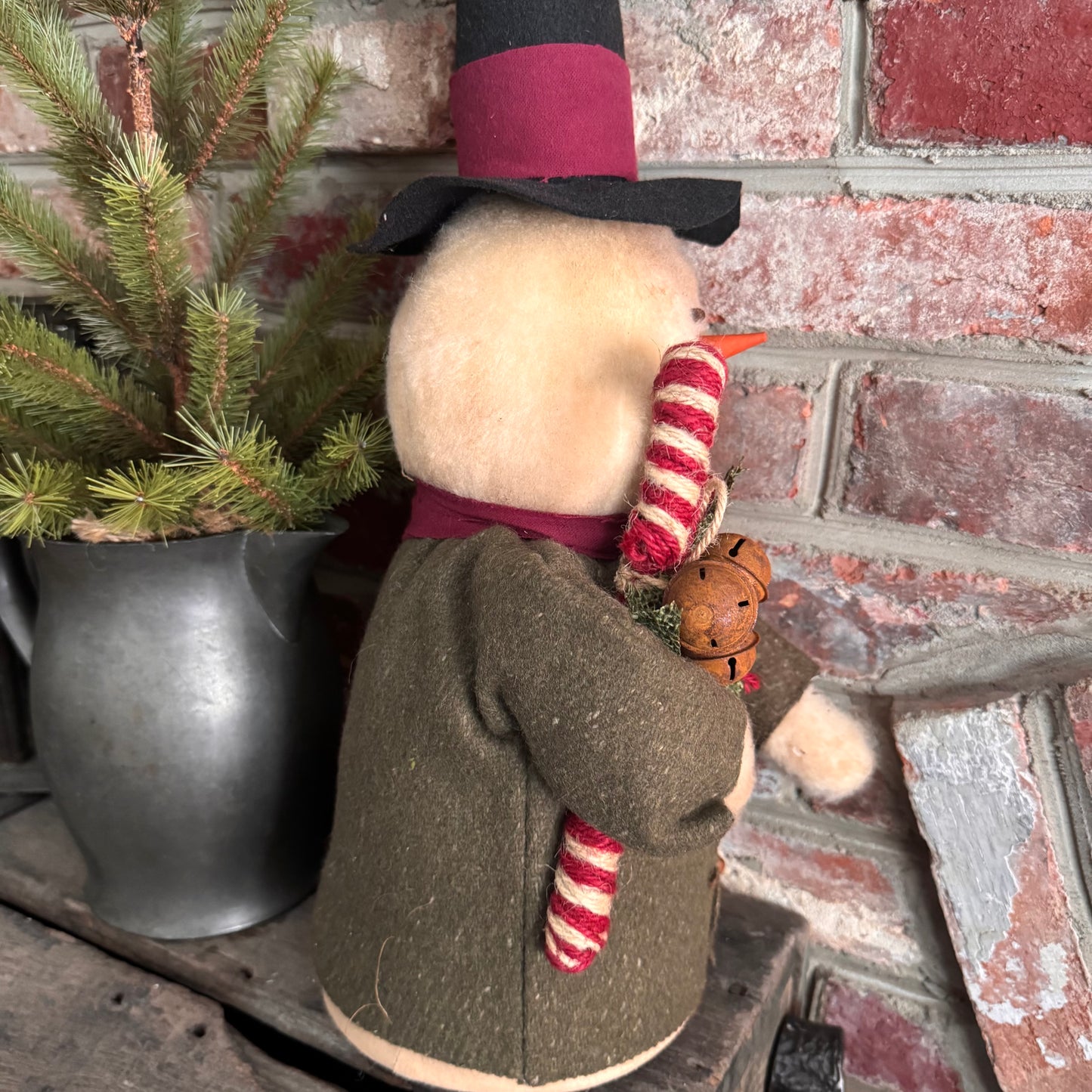 Raggedy Junction  - Candy Cane Snowman