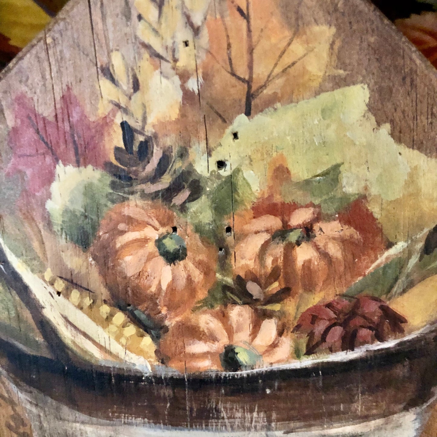 Ann Sweeney Bread Board - Pumpkin Gathering