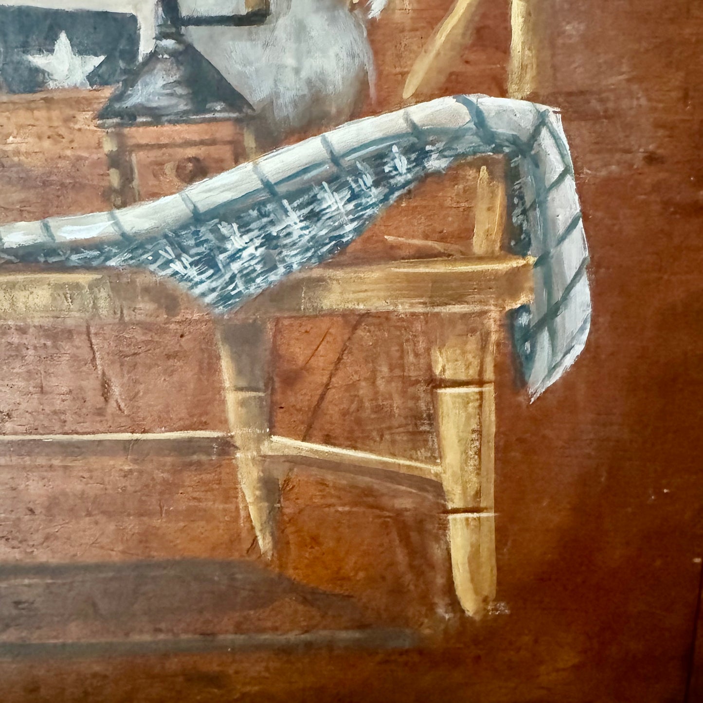 Ann Sweeney Bread Board - Mustard Bench